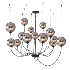 Azzardo Conflux G9 чорний AZ2908. Люстра підвісна