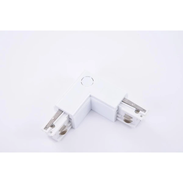 L-connector Azzardo Santos Track білий AZ2984 - Фото 1