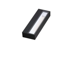 Azzardo Casola 12 Вт 3000K чорний AZ4355. Світильник фасадний