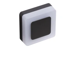 Azzardo Enok 9 Вт 3000K чорний AZ4461. Світильник фасадний