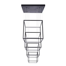 Azzardo Opera 329 Вт 3000K чорний AZ3139. Люстра підвісна