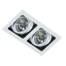 Azzardo SISTO GX53 білий AZ1447. Точковий світильник врізний