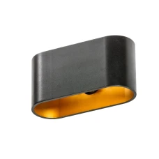 Azzardo VEGA G9 чорний AZ1709. Настінний світильник