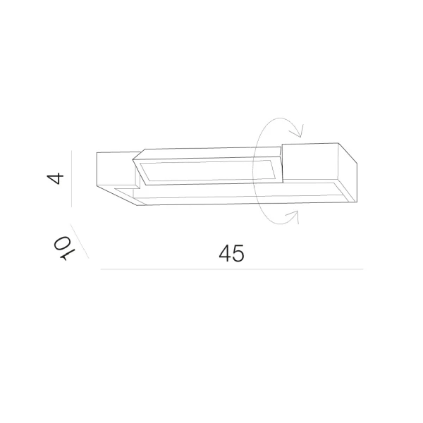 Світильник у ванну Azzardo Dali 12 Вт 3000K білий AZ2790 - Фото 2