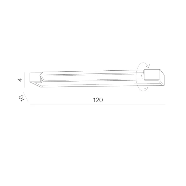 Світильник у ванну Azzardo Dali 36 Вт 3000K білий AZ2796 - Фото 2