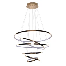 Azzardo Wheel 140 Вт золотий AZ2921. Люстра підвісна