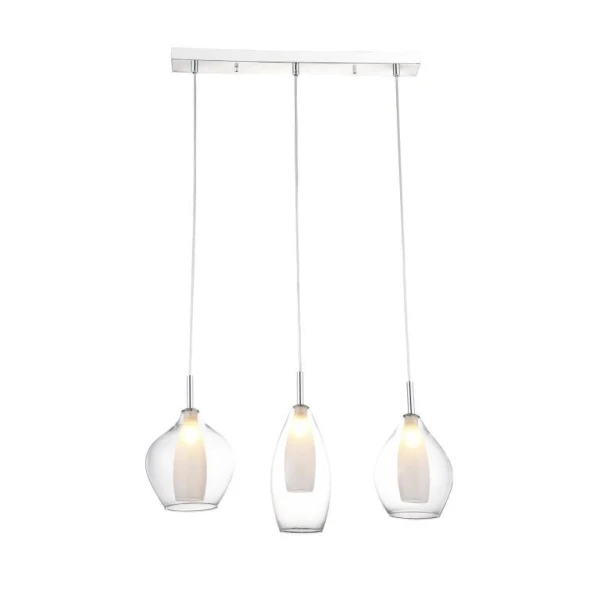 Підвісний світильник Azzardo Amber Milano G9 хром AZ3075 - Фото 1