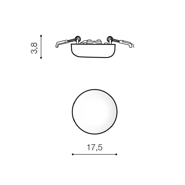 Світильник стельовий Azzardo Lamir 22 Вт 3000K білий AZ4387 - Фото 2
