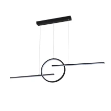 Azzardo Lauren 38 Вт 3000K чорний AZ5257. Світильник підвісний