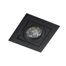 Azzardo PACO GU10 чорний AZ0797. Точковий світильник врізний