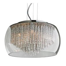 Azzardo REGO G9 хром AZ0999. Люстра пристельова