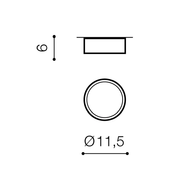 Точковий світильник Azzardo Monza 10 Вт 3000K чорний AZ2259 - Фото 2