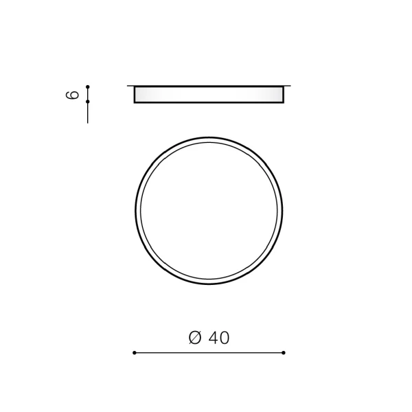 Світильник стельовий Azzardo Monza 50 Вт 4000K AZ2266 - Фото 2