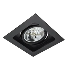 Azzardo Sisto GX53 чорний AZ2810. Точковий світильник врізний