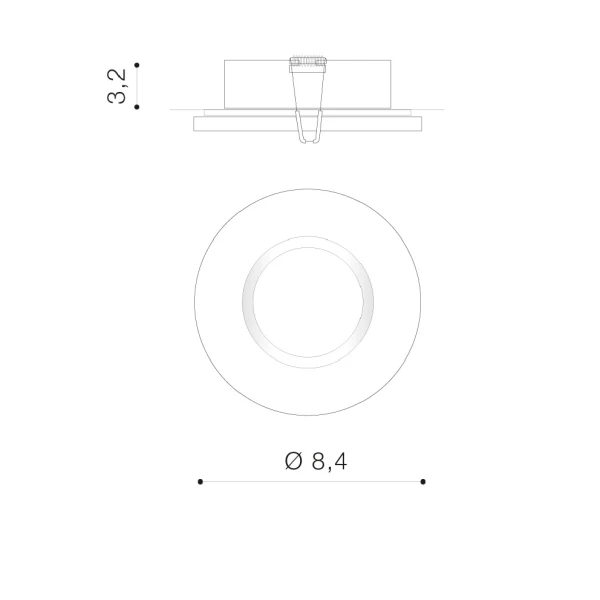 Світильник точковий врізний Azzardo Ika GU10 графітовий AZ4232 - Фото 2