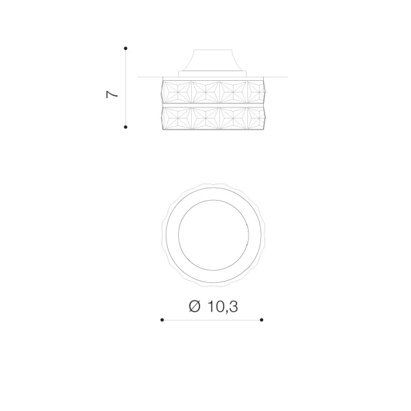 Світильник точковий врізний Azzardo Ester GU10 чорний AZ4414 - Фото 2