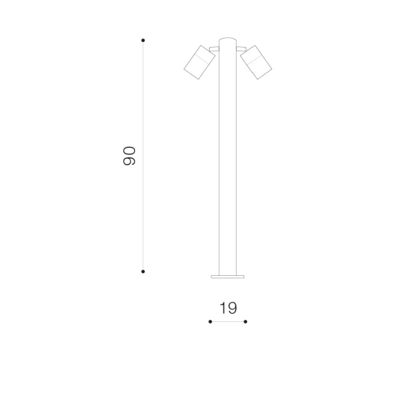 Світильник вуличний Azzardo Rolf GU10 сірий AZ4459 - Фото 2