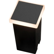 Azzardo Alf 3 Вт 3000K чорний AZ4465. Вуличний світильник