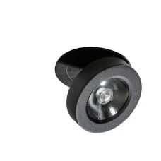 Azzardo Frida 12 Вт 4000K чорний AZ4528. Точковий світильник врізний