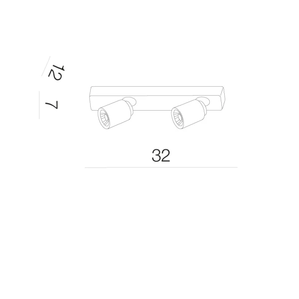 Світильник спот Azzardo TOMI GU10 білий AZ0663 - Фото 2