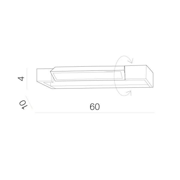 Світильник у ванну Azzardo Dali 18 Вт 3000K білий AZ2792 - Фото 2