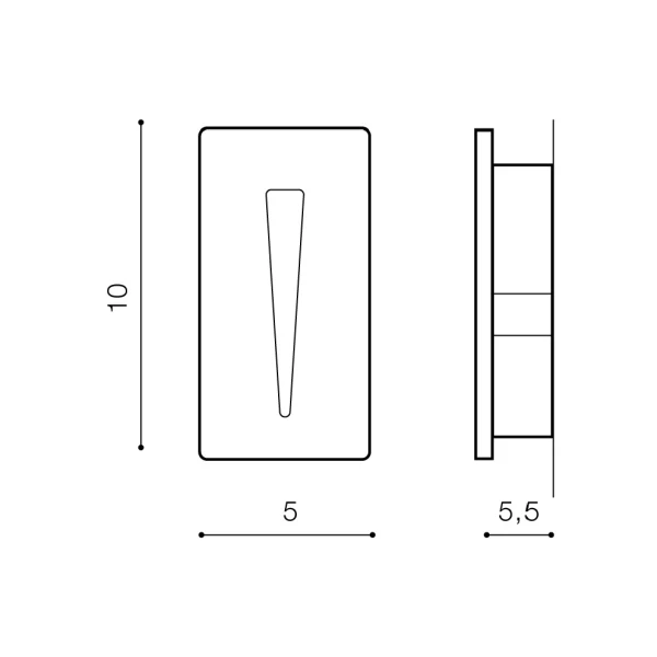 Підсвітка для сходів Azzardo Raggio 3 Вт 3000K білий AZ2963 - Фото 2