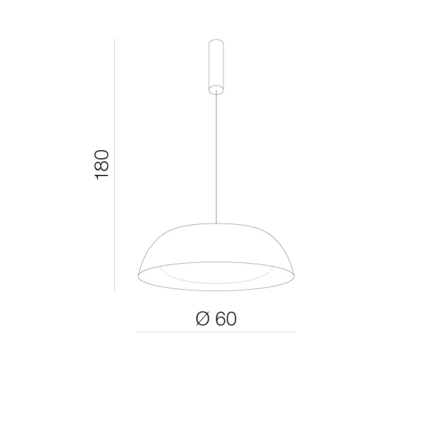 Підвісний світильник Azzardo Lenox 40 Вт 3000K чорний AZ3148 - Фото 2