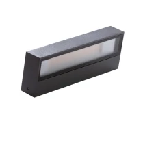 Azzardo Cosel 8 Вт 3000K графітовий AZ4354. Світильник фасадний