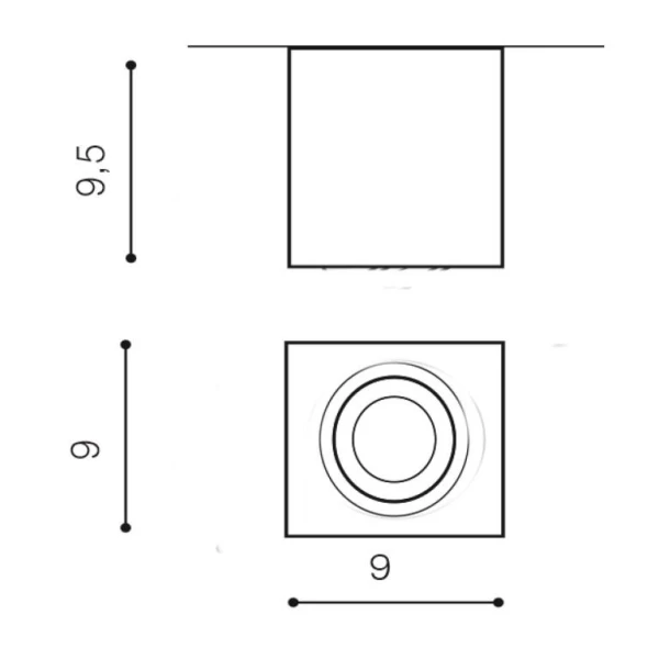 Точковий світильник Azzardo Brant GU10 білий AZ2822 - Фото 2