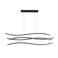 Azzardo Waves 70 Вт 3000K чорний AZ2912. Світильник підвісний