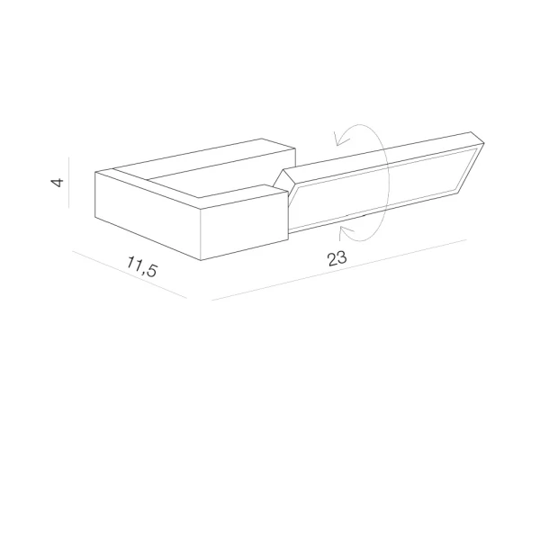 Світильник у ванну Azzardo Dalen 7 Вт 4000K чорний AZ2961 - Фото 2