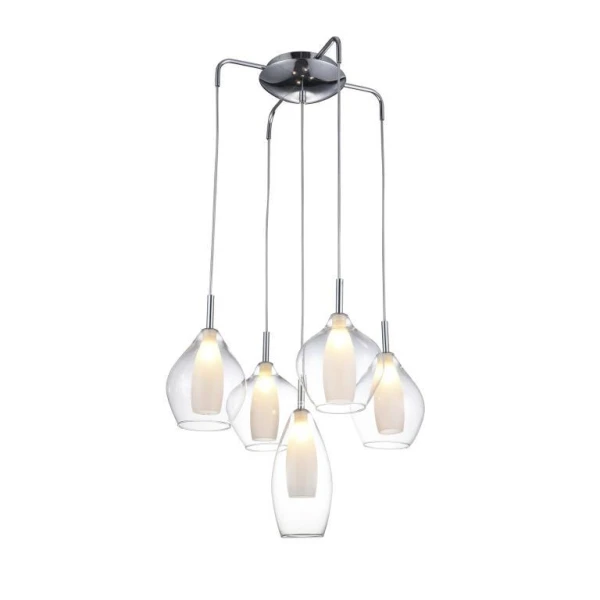 Підвісний світильник Azzardo Amber Milano G9 хром AZ3076 - Фото 1