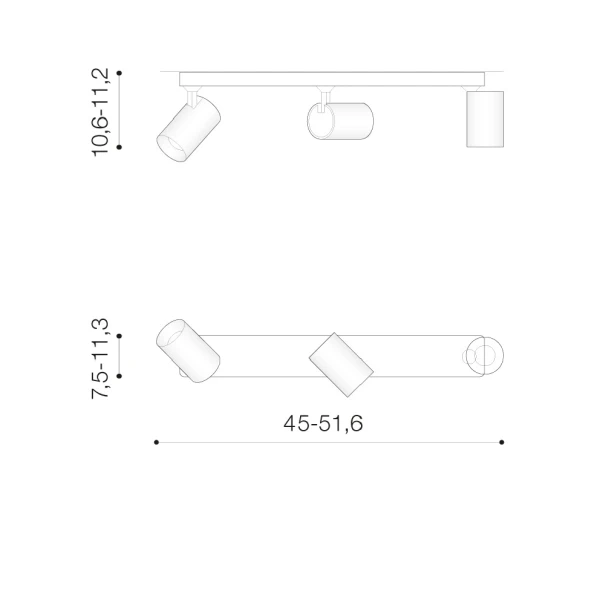 Світильник спот Azzardo Exo GU10 чорний AZ3197 - Фото 2