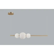 Azzardo Sandra 48 Вт 3000K золотий AZ4427. Світильник підвісний