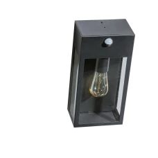 Azzardo Niklas E27 чорний AZ4487. Світильник фасадний