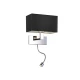 Бра Azzardo Martens E27+LED-модуль чорний AZ1558