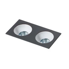 Azzardo HUGO GU10 чорний AZ1740. Точковий світильник врізний