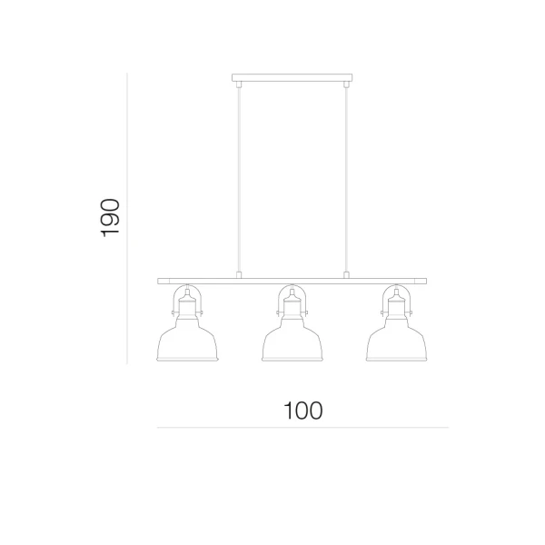 Підвісний світильник Azzardo Darling E27 AZ2144 - Фото 2