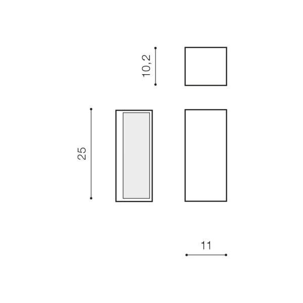 Фасадний світильник Azzardo Venta E27 чорний AZ4350 - Фото 2