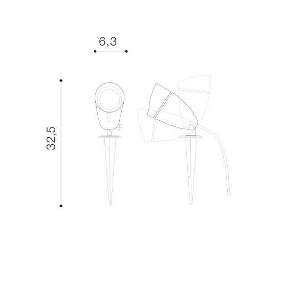 Грунтовий світильник Azzardo Floki 6 Вт 4000K чорний AZ4467 - Фото 2