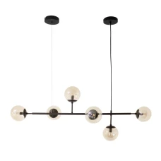 Azzardo Helios E14 чорний AZ4698. Люстра підвісна