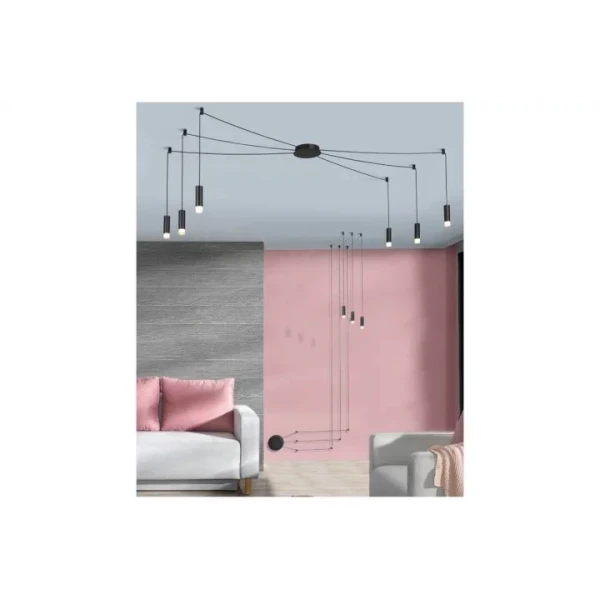 Патрон Azzardo ZIKO G9 черний AZ2679 - Фото 4