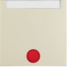 Berker Клавіша 1Х з лінзами і полем д/надпису, біла S.1 16288982