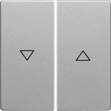 Berker Клавіша 2Х зі знаком 'Стрілка' на кожній, алюміній, Q.x 16256084