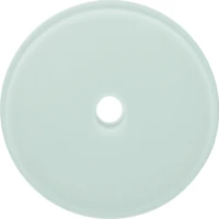 Berker Накладка скляна для поворотних вимикачів, пол.білизна, Glas 109009