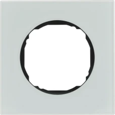 Berker Рамка 1Х скло пол.біле R.8 10112609