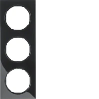 Berker Рамка 3Х пластик/чорний, R.3 10132245