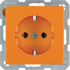 Berker Розетка з з/к, 16А/250В, помаранчова, Q.x 47436014