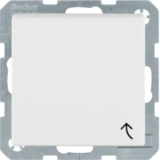 Berker Розетка з з/к, кришка, пол.білизна-matt, 16А/250В S.1 IP44 47521909