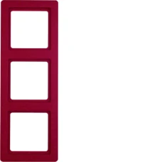 Berker Рамка 3Х червона, Q.1 10136062